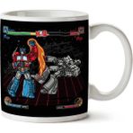 Mega Battle Optimus Prime Megatron Transformers Baskılı Kupa