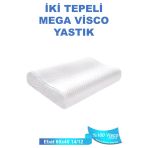Mega Boy Ortopetik Yastık Boyun Fıtığı Boyun Düzleşmesi Için Yastık 60X40x14/12Cm Ergosupport