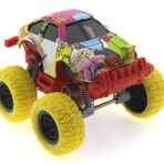Mega brands Die Cast Çizgi Film Desenli Sarı Teker Araba