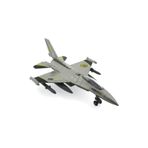 Mega Çek Bırak Metal F-16 Sesli Işıklı Benzeri Metalik Gri Savaş Uçağı