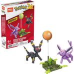 Mega Construx Bloks Pokémon Umbreon ve Espeon Yapı Seti, Çocuklar İçin Yapı Oyuncakları