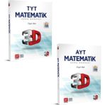 Mega Kitap 3D Yayınları Tyt Ayt Matematik Soru Bankası Seti Yeni 2021