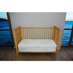 Mega Life 15 cm Bebek ve Çocuk Yatağı Sünger Park Yatak Anne Yanı ve Bebek Yatakları Ultra Lüx Full Ortopedik - Beyaz - 60 x 120 cm