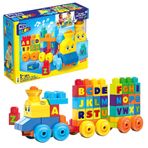 MEGA Mega Bloks Müzikli Alfabe Treni Fisher-Price Mega Bloks Müzikli Alfabe Treni, Gerçek Sesler ve Müzik ile Harfleri Öğretir FWK22 FWK22
