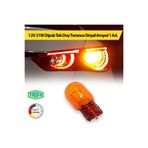 Mega Oto Market 12v 21w Dipsiz Tek Duy Turuncu Sinyal Ampul T20 Trifa 1 Ad. 81781