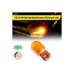 Mega Oto Market Brand 12v 21/5w Çift Duy Dipsiz Turuncu T20 Ampul Trifa 1 Adet 81791