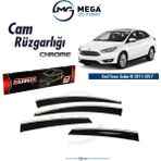 Mega Oto Market [brand] Focus 3 Sedan 2011- Sonrası Krom Cam Rüzgarlık