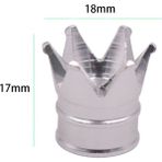 Mega Oto Market [brand] Oto Araba Sibop Kapağı Seti Metal Taç 4'lü Set Krom