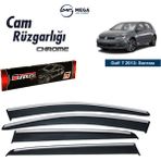 Mega Oto Market [brand] Vw Golf 7 2013- Sonrası Krom Cam Rüzgarlık Sunplex