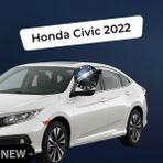 Mega Oto Market Paslanmaz Krom Akrilik Cam Rüzgarlığı Honda Civic 2022 Sonrası ile Uyumlu CHR-1-008-003