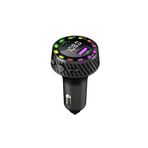 Mega Oto Market Rgb Işıklı 5.3 Bluetoothlu Çakmaklık 30w Usb Type C Hızlı Şarjlı Araç Kiti - Eller Serbest Modlu
