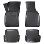 Mega Oto Market Rizline 3D Oto Paspas Siyah Renk Audi A6 C6 2001 - 2011 ile uyumlu