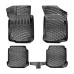 Mega Oto Market Rizline 3D Oto Paspas Siyah Renk Seat Leon1998 - 2004 ile uyumlu