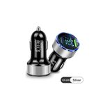 Mega Oto Market Silver Araç İçi USB 3.0 Type C Soketli Çakmaklık Güç Adaptörü Tüm Cihazlar 12V-24V