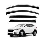 Mega Oto Market Sunpleks Krom Cam Rüzgarlığı Hyundai Tucson 2015- Sonrası İle Uyumlu
