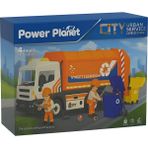 MEGA Power Planet Işıklı ve Sesli Çöp Kamyonu Oyuncak Seti - Renkli