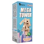 Mega Tower Cezalı Jenga -Cezalı Tower - Ahşap Büyük Boy 54 Parça
