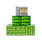 Megacraft 9 Parça Karpuz Ray Kaktüs Blok Kız Erkek Çocuk Oyuncak Eğitici Oyuncaklar
