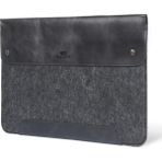 Megagear Hakiki Deri ve Keçeli 13.3 - 14 Inc MACBOOK Pro Kılıfı - Siyah