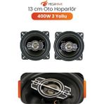 MEGAHAWK 13 cm Oto Hoparlör 400W 3 Yollu Araç Içi Kapı Hoparlörü Net ve Güçlü Ses