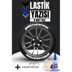 Megahawk 8 Adet Speedhunters Motosiklet Ve Otomobil Araç 3D Oto Lastik Yazısı Sticker Arma Seti – 8 Adet