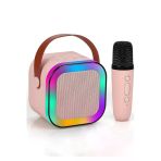 Megahawk Bluetooth Karaoke Hoparlör Seti Mikrofonlu, Rgb Led Işıklı, Yüksek Ses, Taşınabilirmüzik Bombası