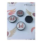 MEGAHAWK Jant Göbeği 58/55 - 4'lü Takım - Honda - Krom Kırmızı