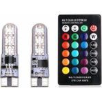 Megahawk Uzaktan Kumandalı 18 Led T10 Renk Değiştiren Park Ampulu