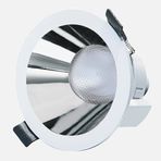 Megaled Reflexo Downlight 8W Beyaz Krom GU10 Tekli Sıva Altı Gömme Led Spot