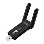 MEGAMUS Ac1300 Mbps Çift Antenli Usb 3.0 Adaptör Kablosuz Wifi Alıcı Modem Ac1300 Mbps