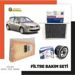 Megane 2 - 1.4 16v Filtre Bakım Seti (Hava-Yağ-Karbonlu Polen)