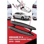 Megane 4 Iv Uyumlu Arka Tampon Bandı Takım (850768508R-850760115R)