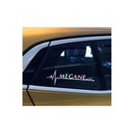 Megane Yan Cam Sticker Oto Kapı 20 Cm X 7 Cm Hologram c79