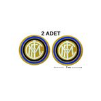 Megas Etiket Ütü ile Yapışan "" Futbol Takımı Dokuma Arma/Yama Inter Milan