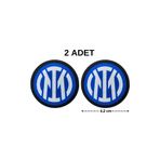 Megas Etiket Ütü ile Yapışan "Inter Milan" -Yeni Logo- Futbol Takımı Dokuma Arma/Yama