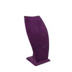 Megass Dekor Dubai Model Süet Kumaş Mor Renk 25/12 Cm Kolye - Zincir Ayaklı Stand