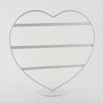 Megass Dekor İthal Metal Beyaz Renk 32x27Cm Küpe Standı