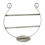 Megass Dekor İthal Metal Gri Renk 29x29 Cm Küpe Standı