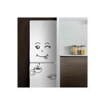 MegaSticker Kahve İçen Sevimli Dekoratif Buzdolabı Sticker Kapı, Duvar, Cam Etiket