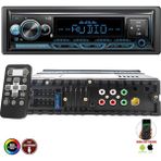 Megavox MGX-X500 Dsp Oto Teyp 4X60 Watt Bluetooth Mobil Aplikasyon USB Fm Aux 7 Renk Ekranlı - Siyah