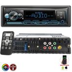Megavox MGX-X500 Dsp Oto Teyp 4X60 Watt Bluetooth Mobil Aplikasyon USB Fm Aux 7 Renk Ekranlı