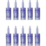 Megaw 10 'lu 42 Pin A6 Dermapen Iğnesi Orijinal Dermapen Iğne Kartuşu Mavi Soketli 8436001987538
