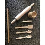 Megaw Ahşap Oklava Merdane Set