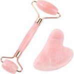 Megaw Pembe Kuvars Face Roller-Gua Sha