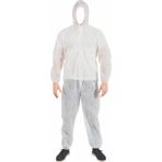 Mege Tek Kullanımlık Tulum 30 gr - Kullan At Tulum - 50 Adet - XXL - Beyaz