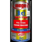Meges Ic Pu 114/A 1 kg Beyaz Tekne Macunu Takım