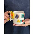 Megg Kitap Figürlü Isimli Kupa - Renkli