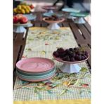 Megg Rengarenk Soft Pudra Pembe Ayaklı Meyvelik Sunum Kasesi Kek Standı Çap 21CM Yükseklik 10 cm