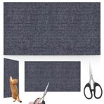 MEGYAD 200 cm kedi tırmalama halısı, koyu gri, kedi tırmalama tahtası, çizilmeye karşı koruma, kanepe, kedi tırmalama matı, kendinden yapışkanlı, kedi kedi korumalı, kanepe, sandalye, zemin ve diğer