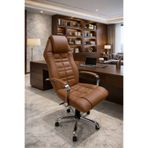 MEHMET YAREN BURO Noyan Yönetici Ofis Koltuğu Lüks Büro Koltuğu Ergonomik Yatar Mekanizmalı Deri
